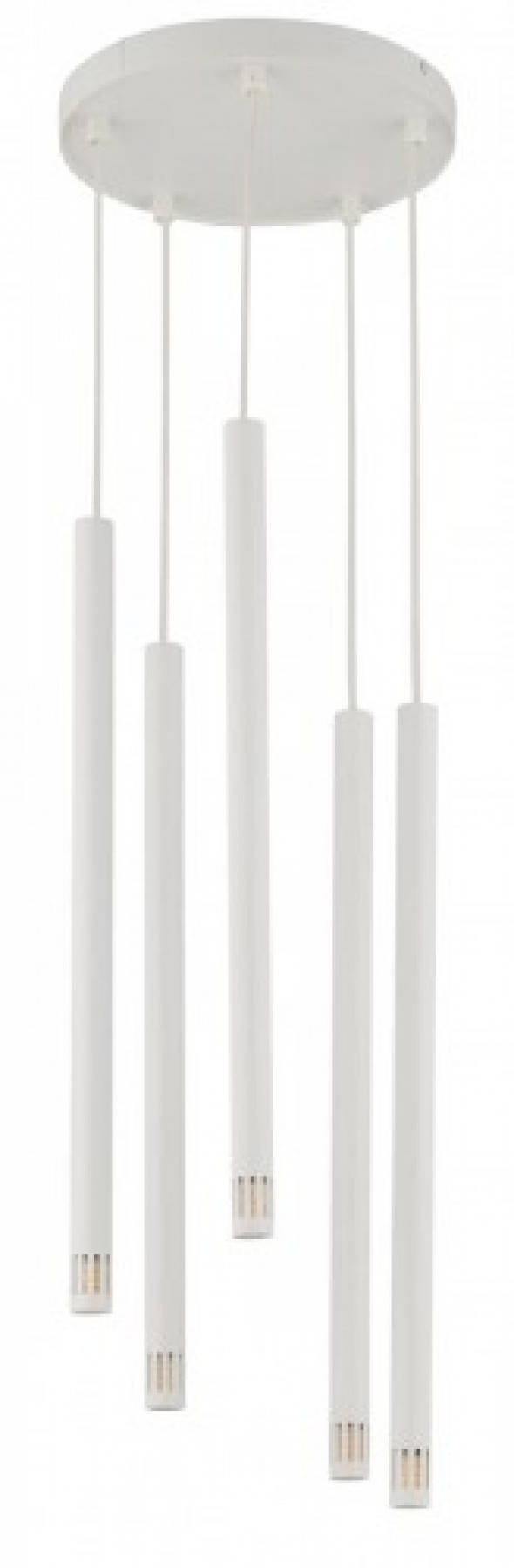 Sopel Laser lampa wisząca 5-punktowa biała 33229