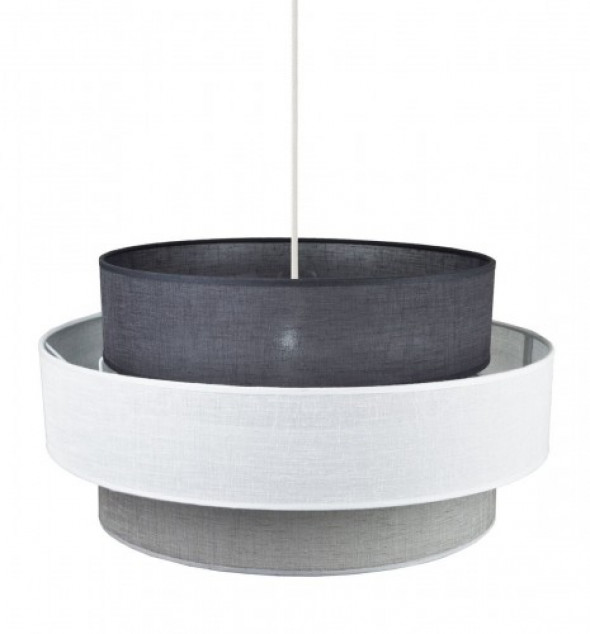 Space lampa wisząca 1-punktowa antracyt/biała/szara 8784