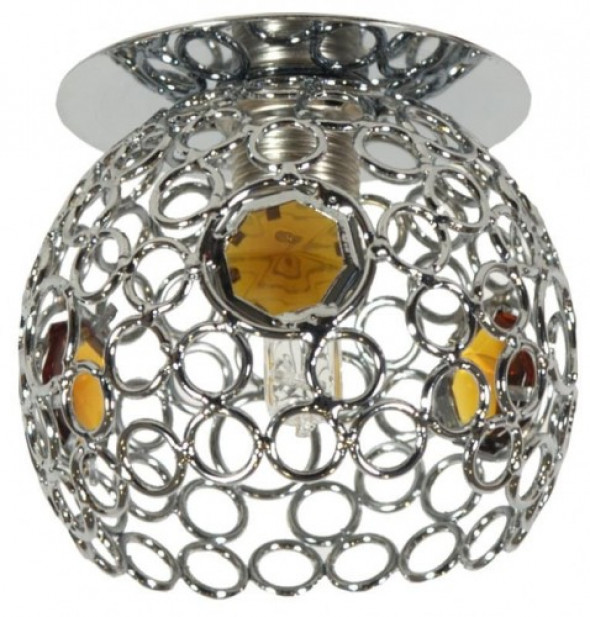 SS-74 oprawa sufitowa do zabudowy 1-punktowa chrom/bursztyn 2203980