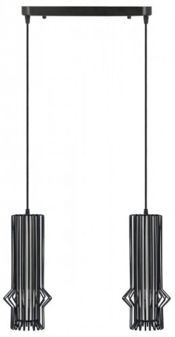 Sten lampa wisząca 2-punktowa czarna 5106/2 BLACK