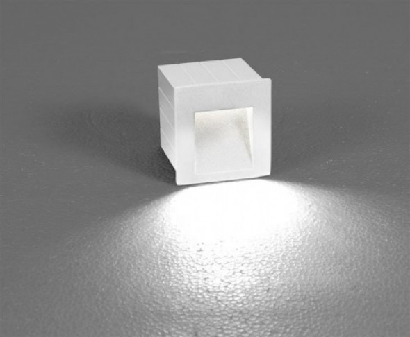 Step LED kinkiet podtynkowy 1-punktowy biały 6908