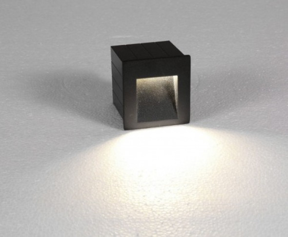 Step LED kinkiet podtynkowy 1-punktowy grafitowy 6907