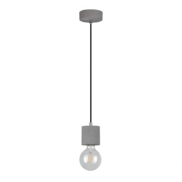 Strong lampa wisząca 1-punktowa szara/czarna 7061936