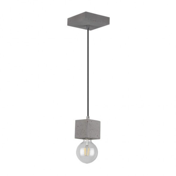 Strong lampa wisząca 1-punktowa szara/czarna 7089136