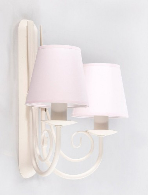 Syriusz kinkiet 2-punktowy biały/kremowy/wenge/czarny