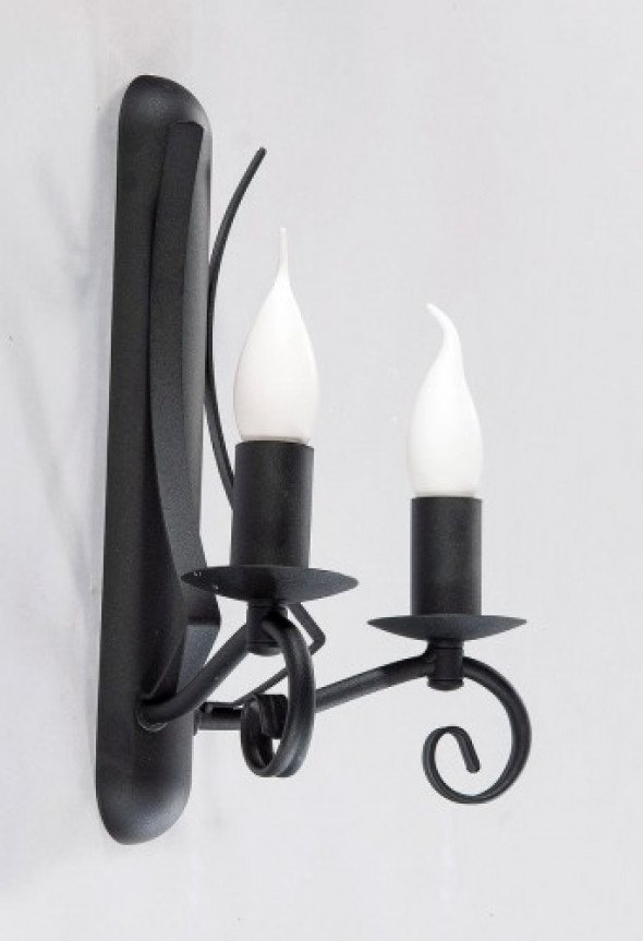 Szedar Classic kinkiet 2-punktowy biały/kremowy/wenge/czarny