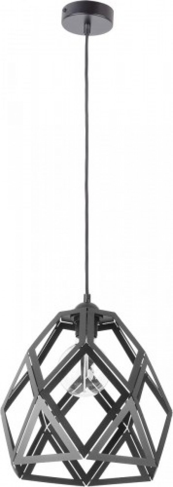 Tao L lampa wisząca 1-punktowa czarna 31724