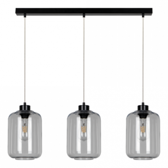 Tarro lampa wisząca 3-punktowa czarna 15890304