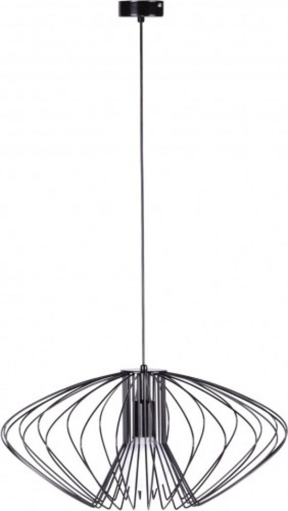 Tizi D52 lampa wisząca 1-punktowa czarna K-3407