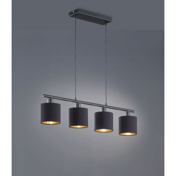 Tommy lampa wisząca 4-punktowa czarna R30334079