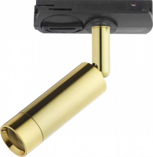 Tracer reflektor spot LED 1-punktowy do szyny czarny/złoty 3384