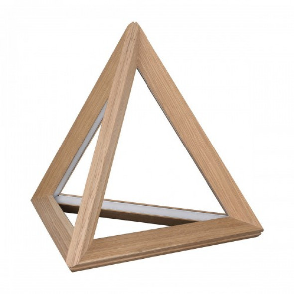 Trigonon LED lampa stołowa dąb olejowany 1109174