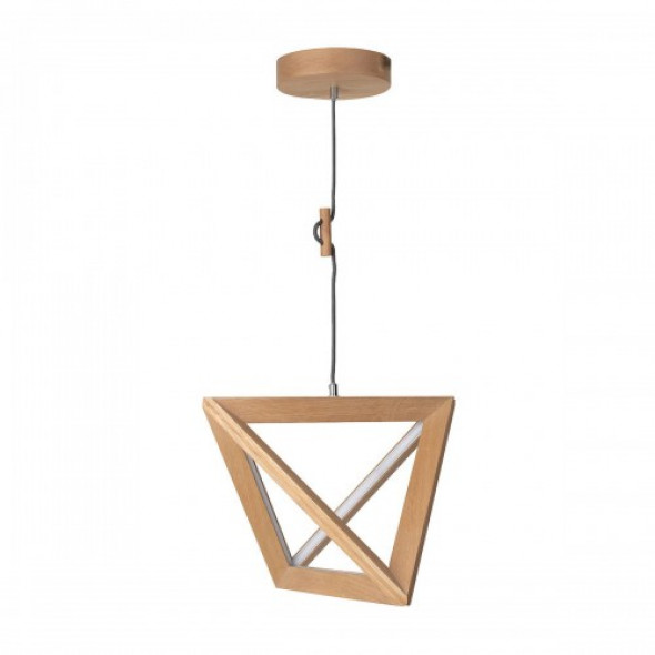 Trigonon LED lampa wisząca dąb olejowany 1209174
