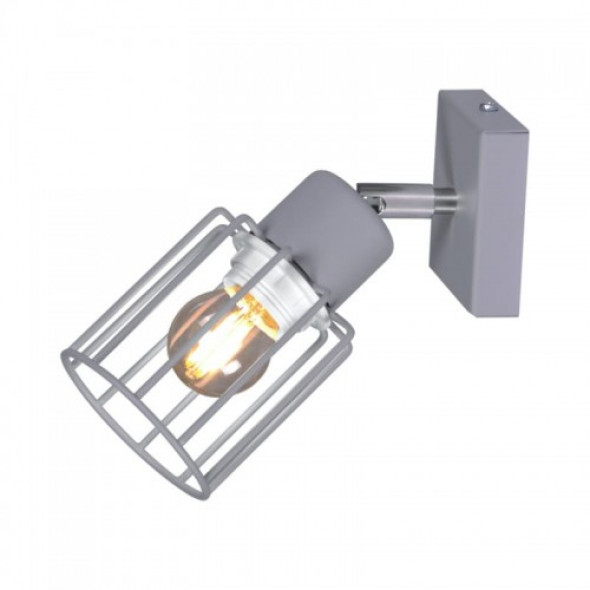 Troy kinkiet (spot) 1-punktowy szary K-4580
