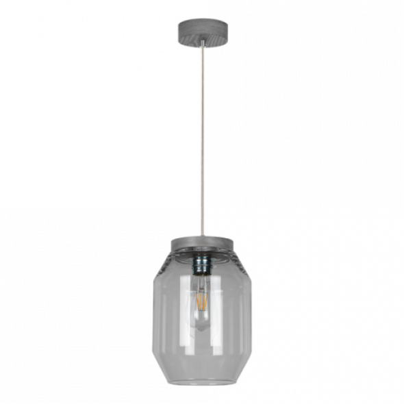 Vaso D19,5 lampa wisząca 1-punktowa szara 169120157