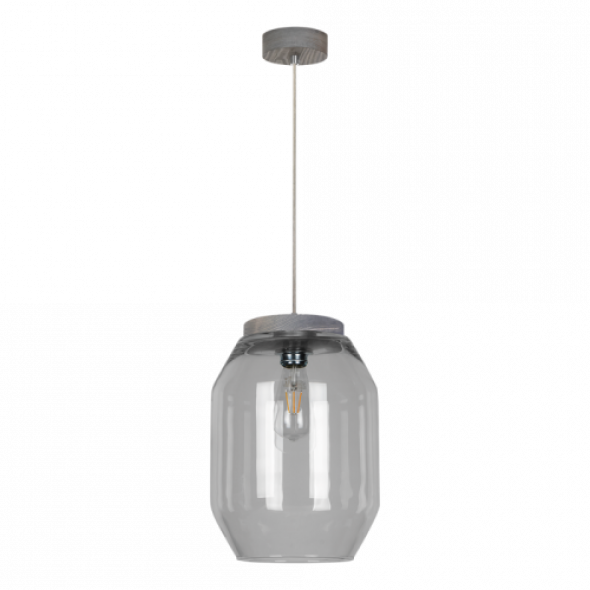 Vaso D24 lampa wisząca 1-punktowa szara 169020157