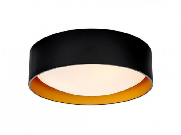 Vero L plafon 3-punktowy czarny/złoty 30447301