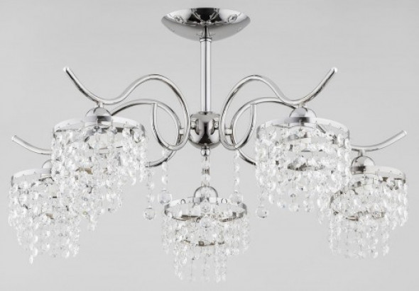 Vespa żyrandol 5-punktowy chrom 28115