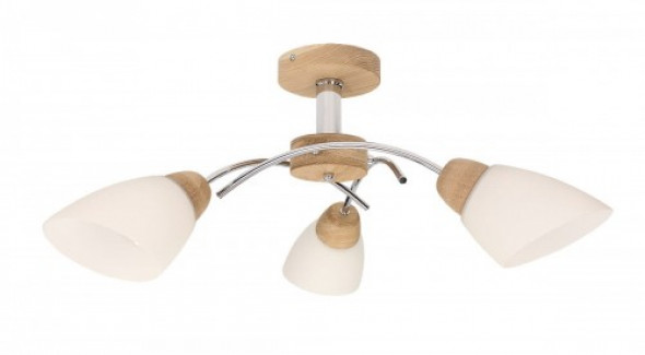 Viletta Wood żyrandol sufitowy 3-punktowy dąb olejowany/chrom 8141374