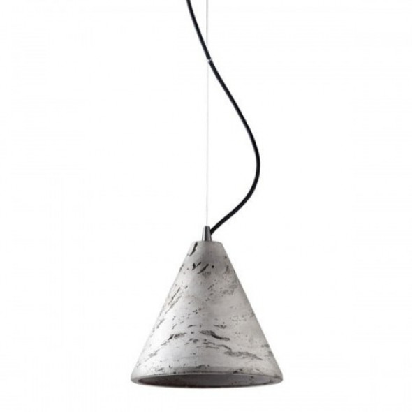 Volcano lampa wisząca 1-punktowa z betonu 6853
