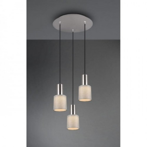 Wailer lampa wisząca 3-punktowa nikiel 303690307