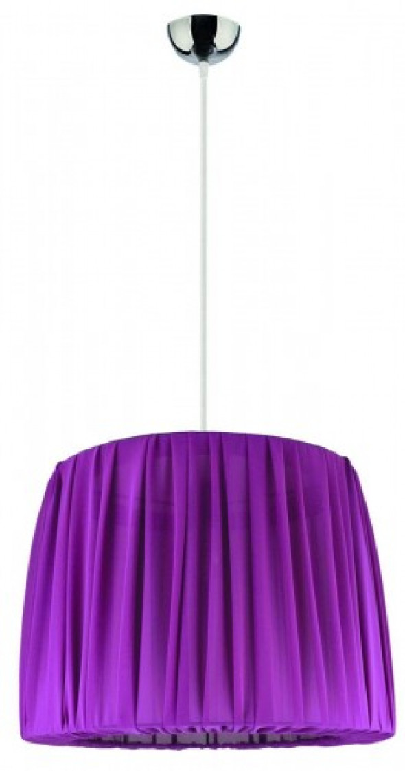 Walc lampa wisząca 1-punktowa fioletowa 8715