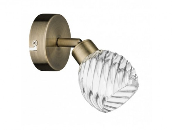 Wave kinkiet 1-punktowy patyna 2102111