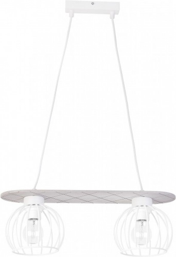 Wista lampa wisząca 2-punktowa biała 31625