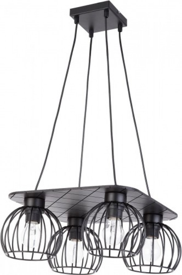 Wista lampa wisząca 4-punktowa czarna 31632