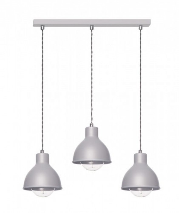 Zoe lampa wisząca 3-punktowa szara 533/3L POP