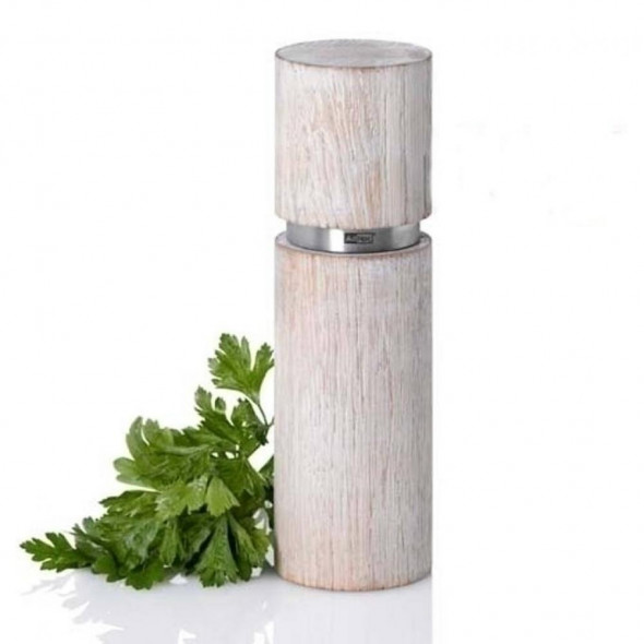 AdHoc młynek do soli lub pieprzu 20 cm biały Textura Antique  A-MP26
