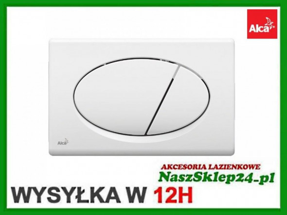 ALCAPLAST PRZYCISK DO WC BIAŁY M70
