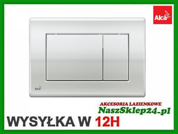 ALCAPLAST PRZYCISK DO WC CHROM POŁYSK M271