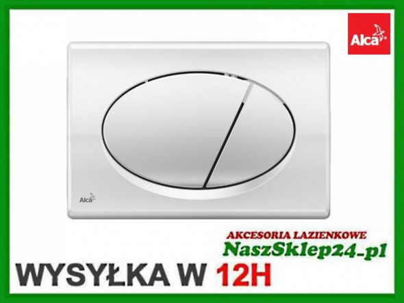 ALCAPLAST PRZYCISK DO WC CHROM POŁYSK M71