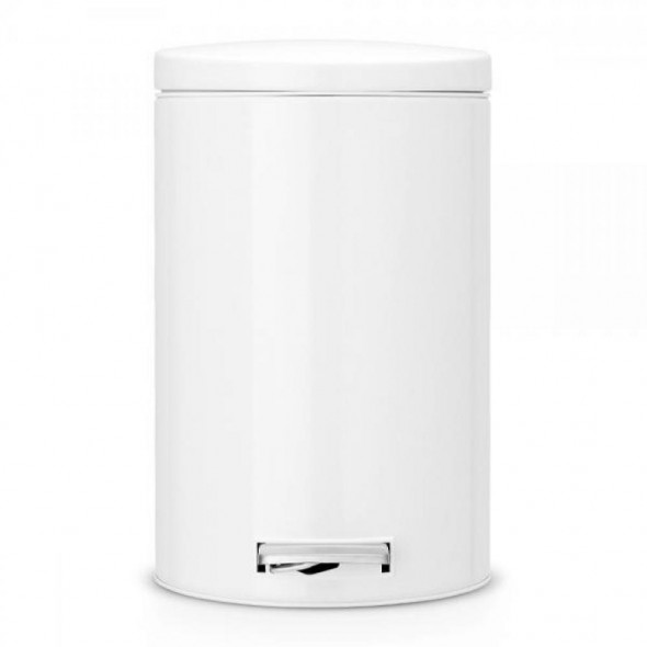 Brabantia Kosz pedałowy 12l. biały 478024