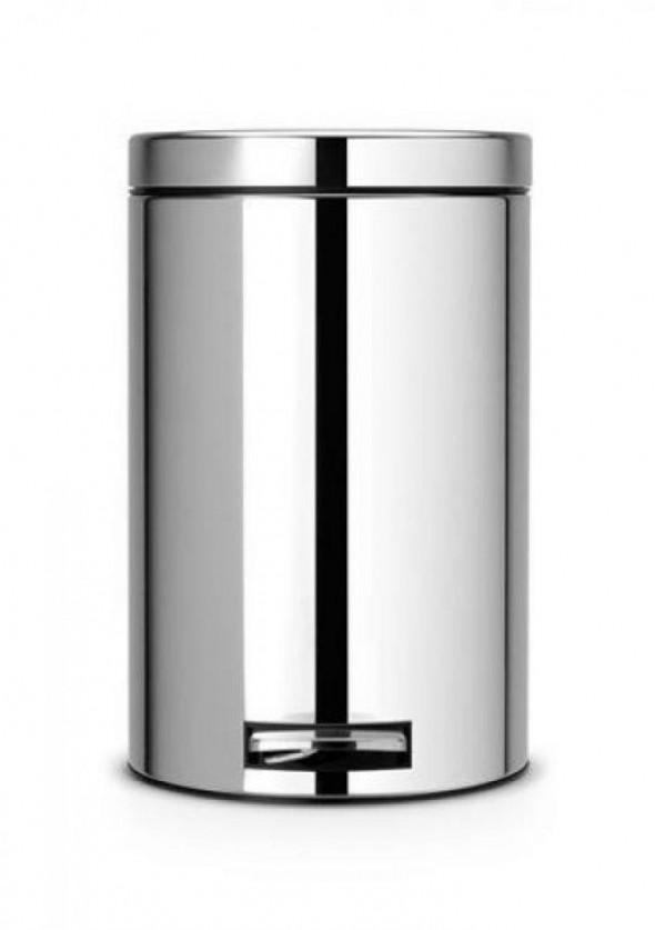 Brabantia Kosz pedałowy 12l. chrom stal polerowana 124907