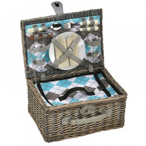 Cilio Kosz Piknikowy Stresa deluxe z wyposażeniem dla 2 osób 155716