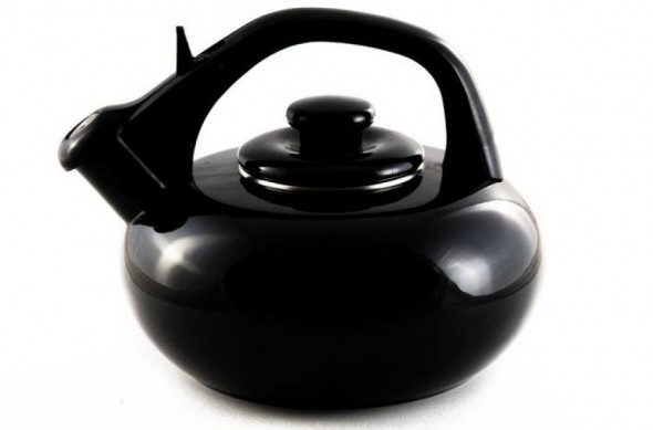 Forchetto -Granchio Czajnik emaliowany Czarny  65001