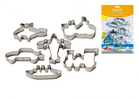 Foremki do ciastek wykrojniki pojazdy 6 szt. Guardini 15645