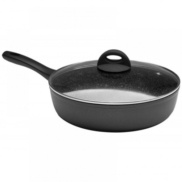 Ibili patelnia 24cm aluminium z pokrywą indukcja powłoka nieprzywierająca