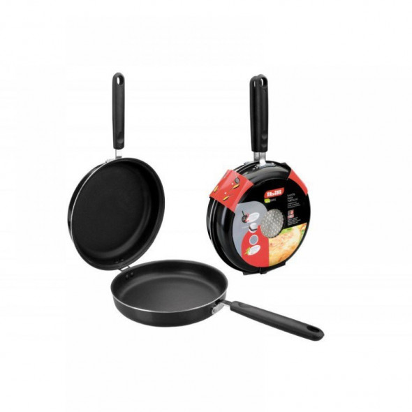 Ibili Patelnia dwustronna podwójna do omletów i placków 24cm 405924