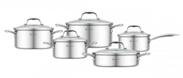 Kassel zestaw garnków - garnki  Sydney 10 cz.  93038