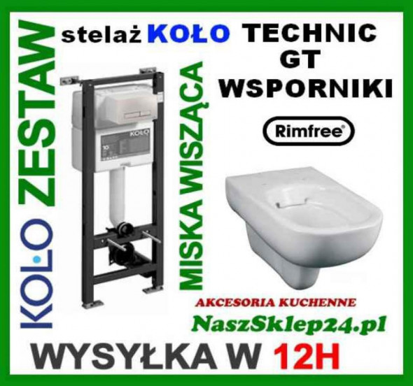 KOŁO 99368 Zestaw TECHNIC GT + TRAFFIC Rimfree  99400 + L93120