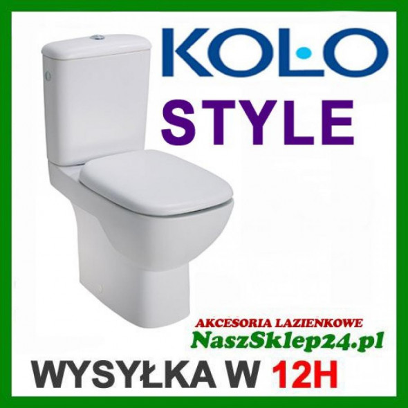 Koło Miska Kompaktowa WC STYLE L29000 + Spluczka--WYSYŁKA  NA PALECIE DREWNIANEJ