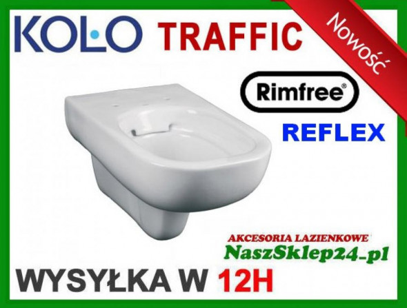 KOŁO MISKA TRAFFIC RIMFREE REFLEX   L93120900 Dostępne  OD RĘKI