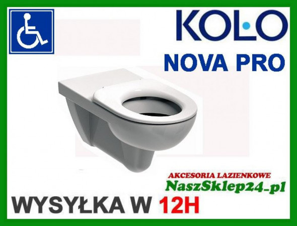 KOŁO NOVA PRO BEZ BARIER MISKA WISZĄCA WC DLA NIEPEŁNOSPRAWNYCH M33500