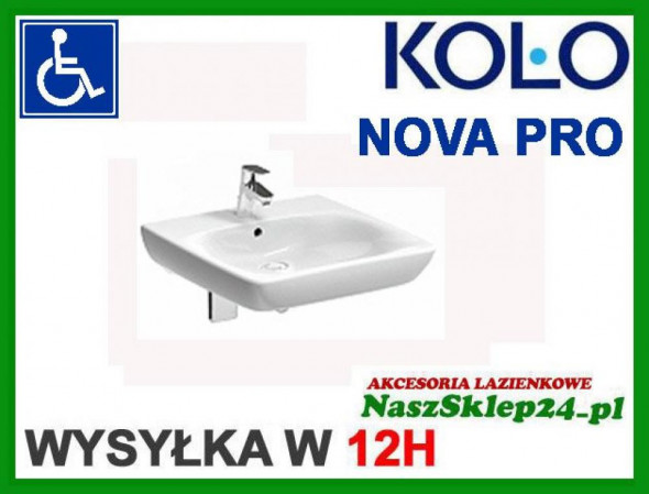 KOŁO NOVA PRO BEZ BARIER UMYWALKA 55 CM DLA NIEPEŁNOSPRAWNYCH M38155