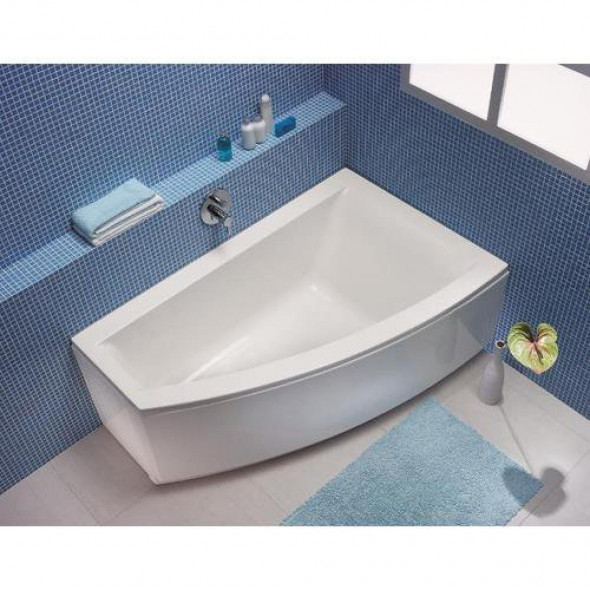 Koło Wanna asymetryczna CLARISSA 160 x 100 cm, prawa XWA0860 __, Warszawa dowóz od 55 zł