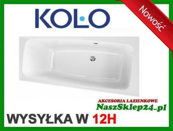 Koło Wanna asymetryczna SPLIT 150 x 80 cm, prawa XWA16500  , Warszawa dowóz od 50zł