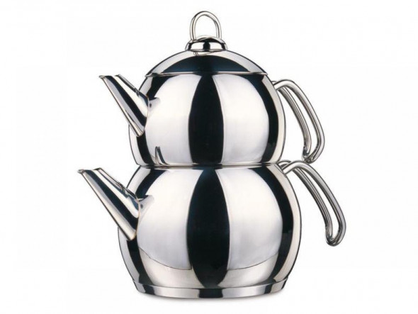 Korkmaz Czajnik Tombik Set Indukcja Zestaw 1.1+2L  A104